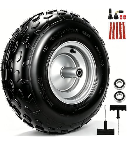 Amazon.com: RedCap 19x7.00-8 Front Tire & Wheel Rim Assembly Pre